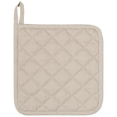 1 pannenlap quilted zandgrey